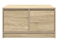 Sale Mesa de centro | Mesa de apoio com gavetas 70.5x70x40 cm carvalho sonoma Castanho