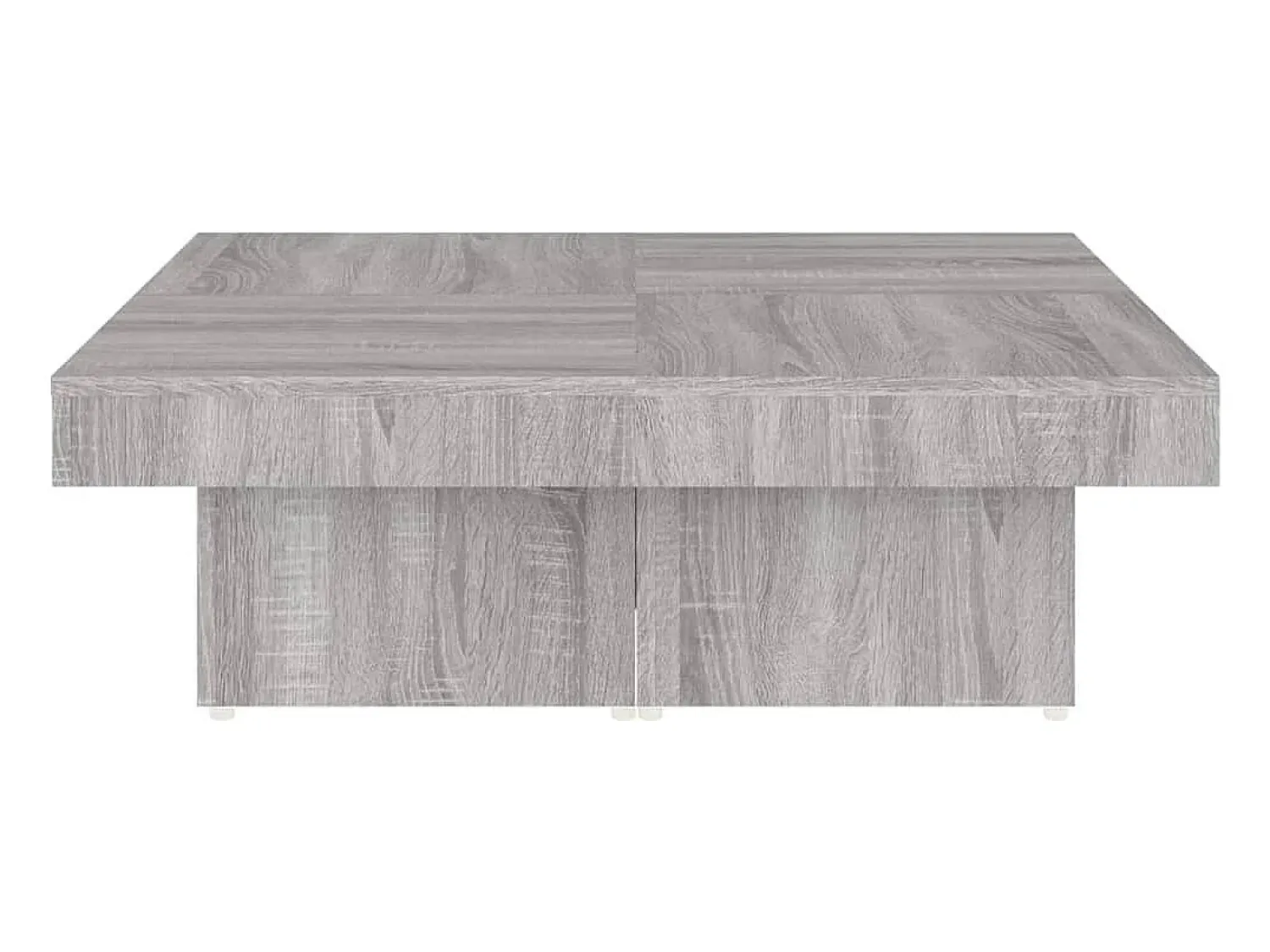 Mesa de centro | Mesa de apoio 90x90x28 cm derivados madeira sonoma^ Mesa De Centro