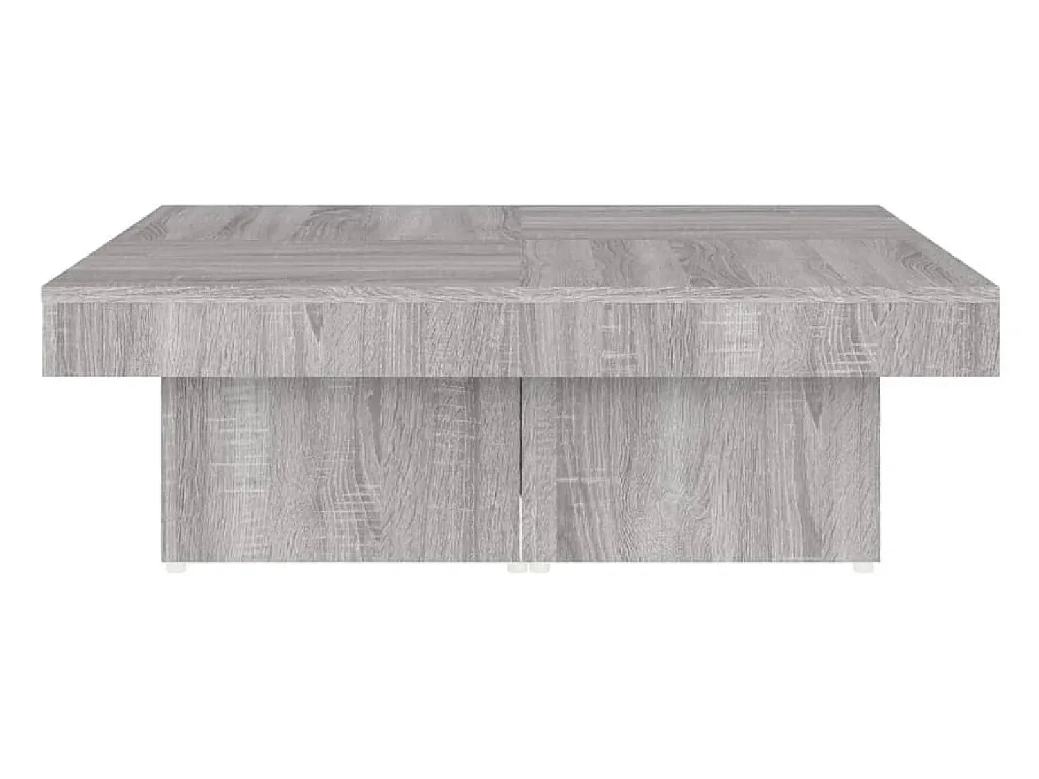 Mesa de centro | Mesa de apoio 90x90x28 cm derivados madeira sonoma^ Mesa De Centro
