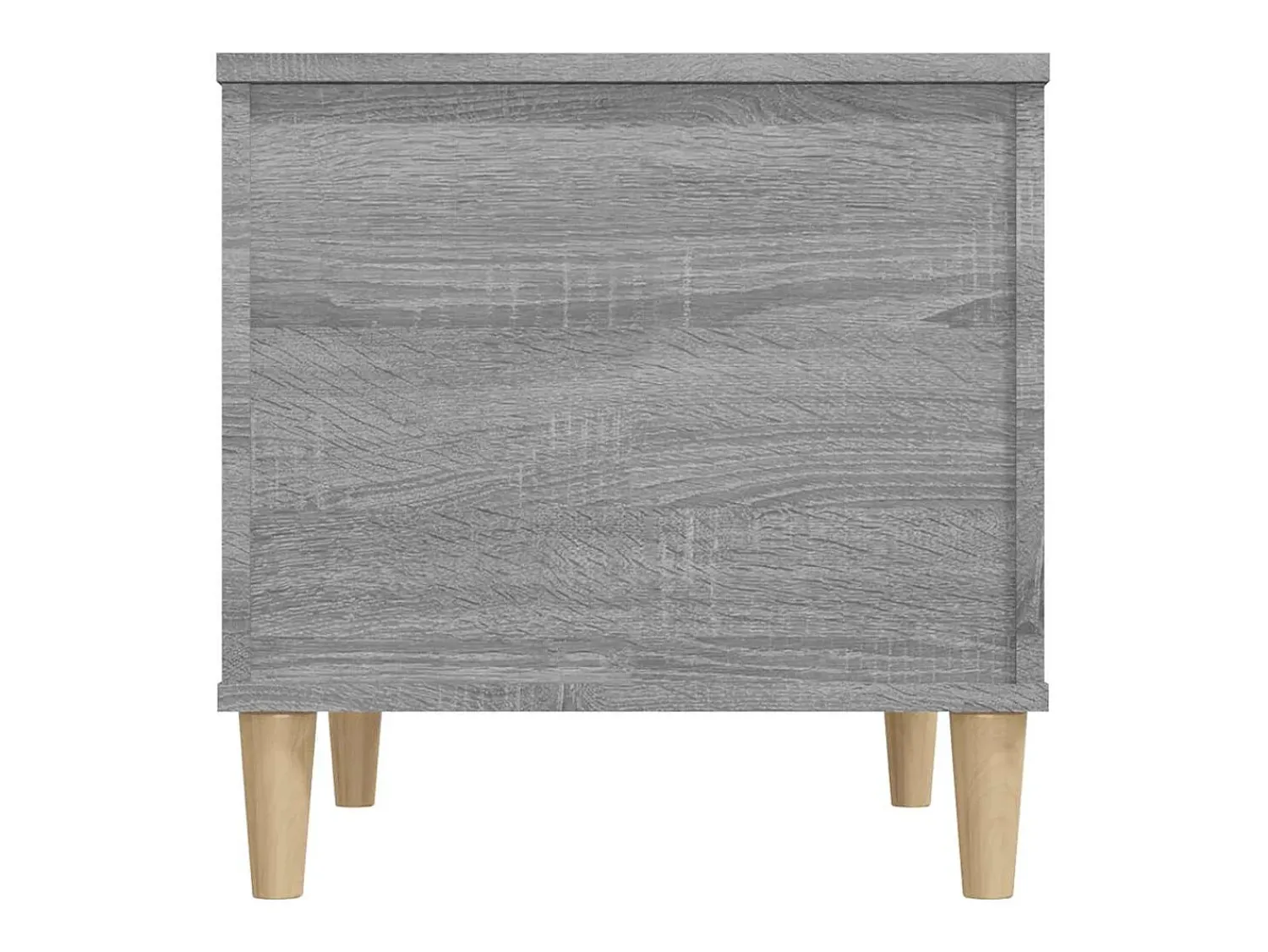 Mesa De Centro| Mesa de centro | Mesa de apoio 60x44.5x45 cm derivados de madeira cinza sonoma Cinzento