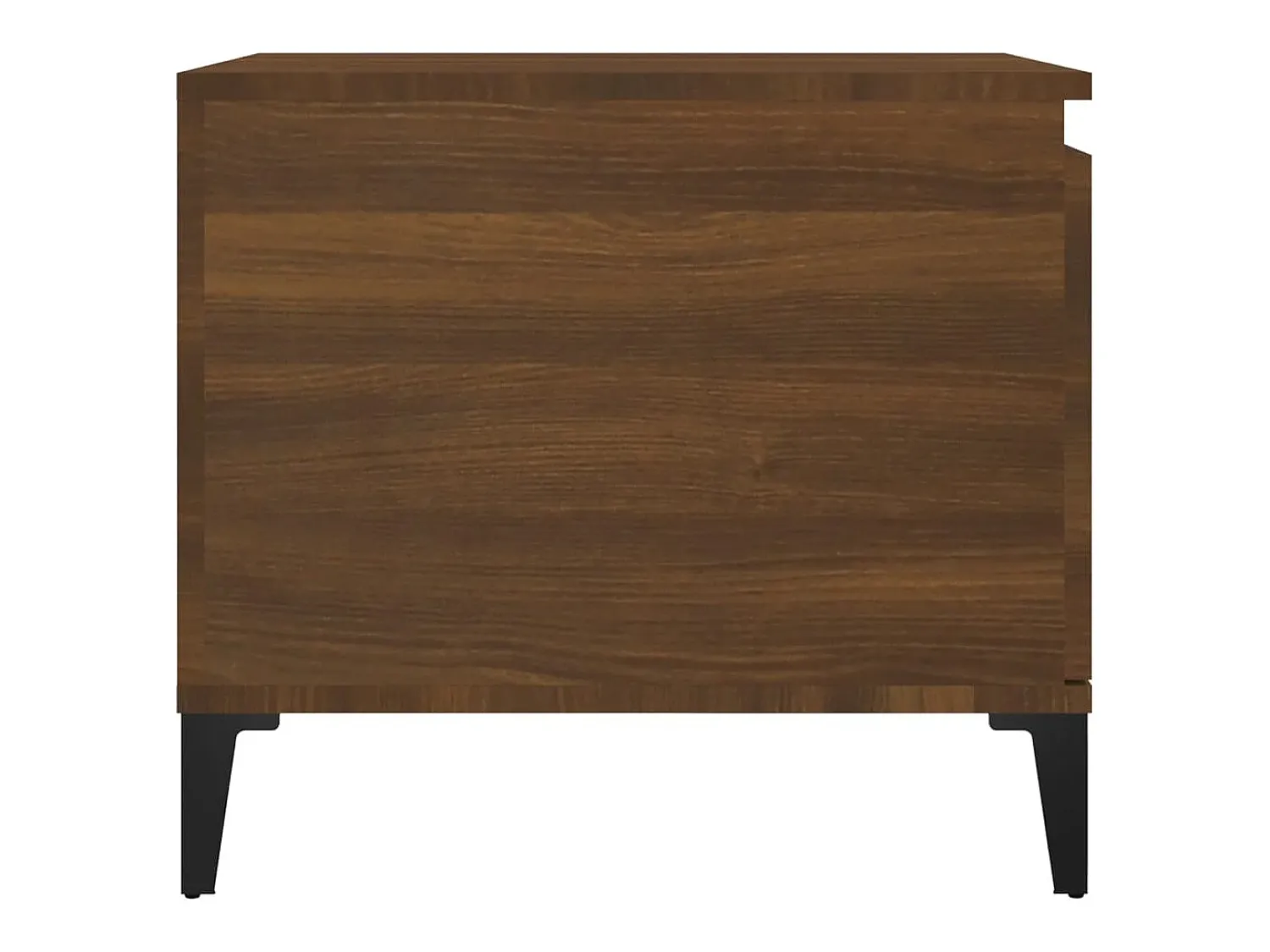 Mesa De Centro* Mesa de centro | Mesa de apoio 100x50x45 cm derivados madeira carvalho Castanho
