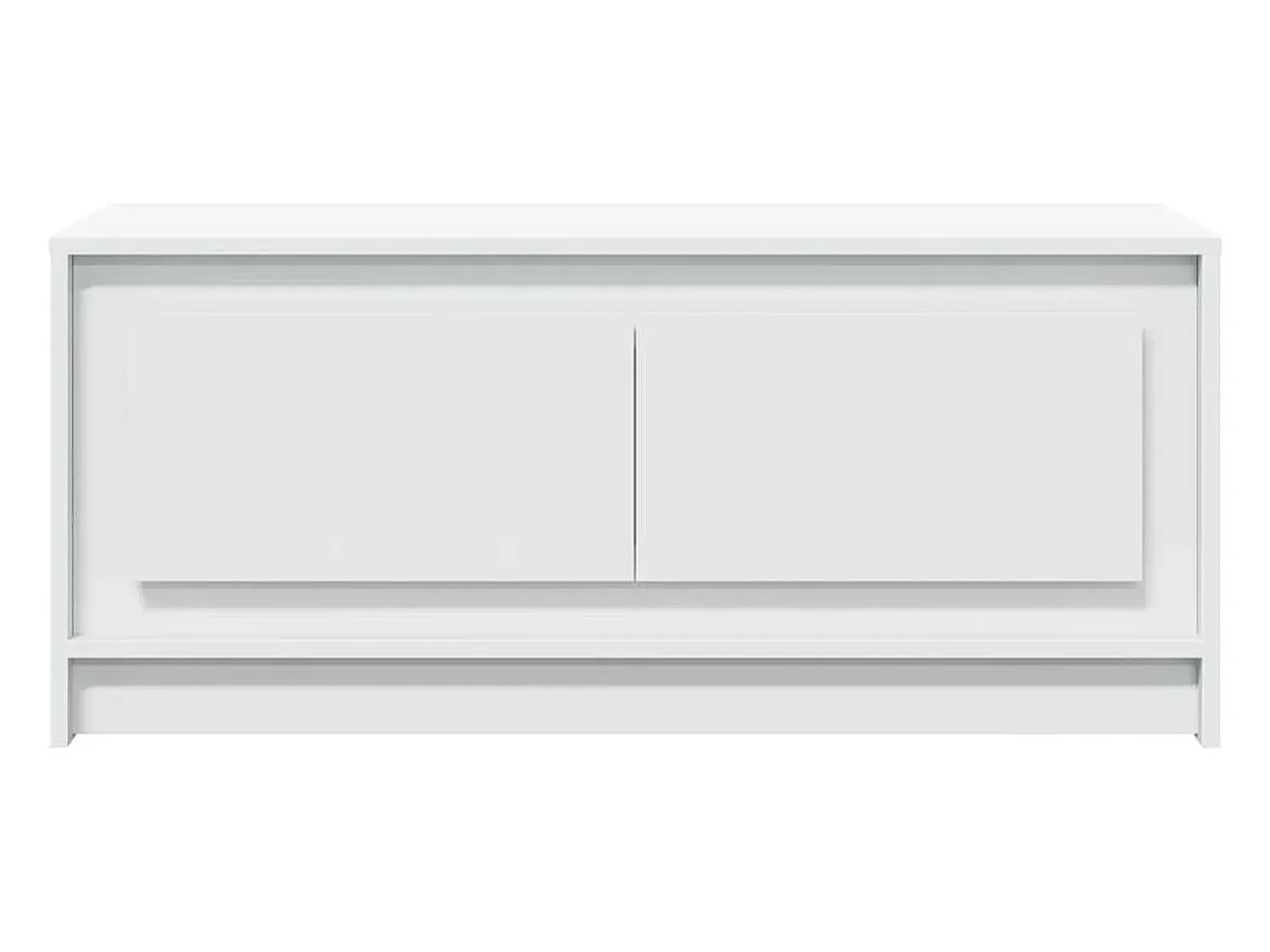 New Mesa de centro | Mesa de apoio com luzes LED derivados de madeira Branco