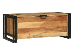 Mesa De Centro* Mesa de centro | Mesa de apoio | Mesa de café com gaveta Madeira de acácia maciça Castanho
