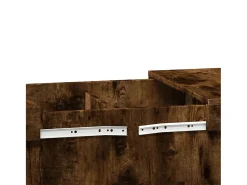 Mesa de centro | Mesa de apoio 100x55x40 cm derivados madeira carvalho fumado Castanho