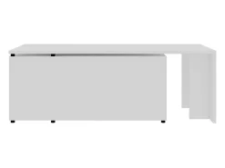 Mesa De Centro| Mesa de centro | Mesa de apoio 150x50x35 cm derivados de madeira Branco