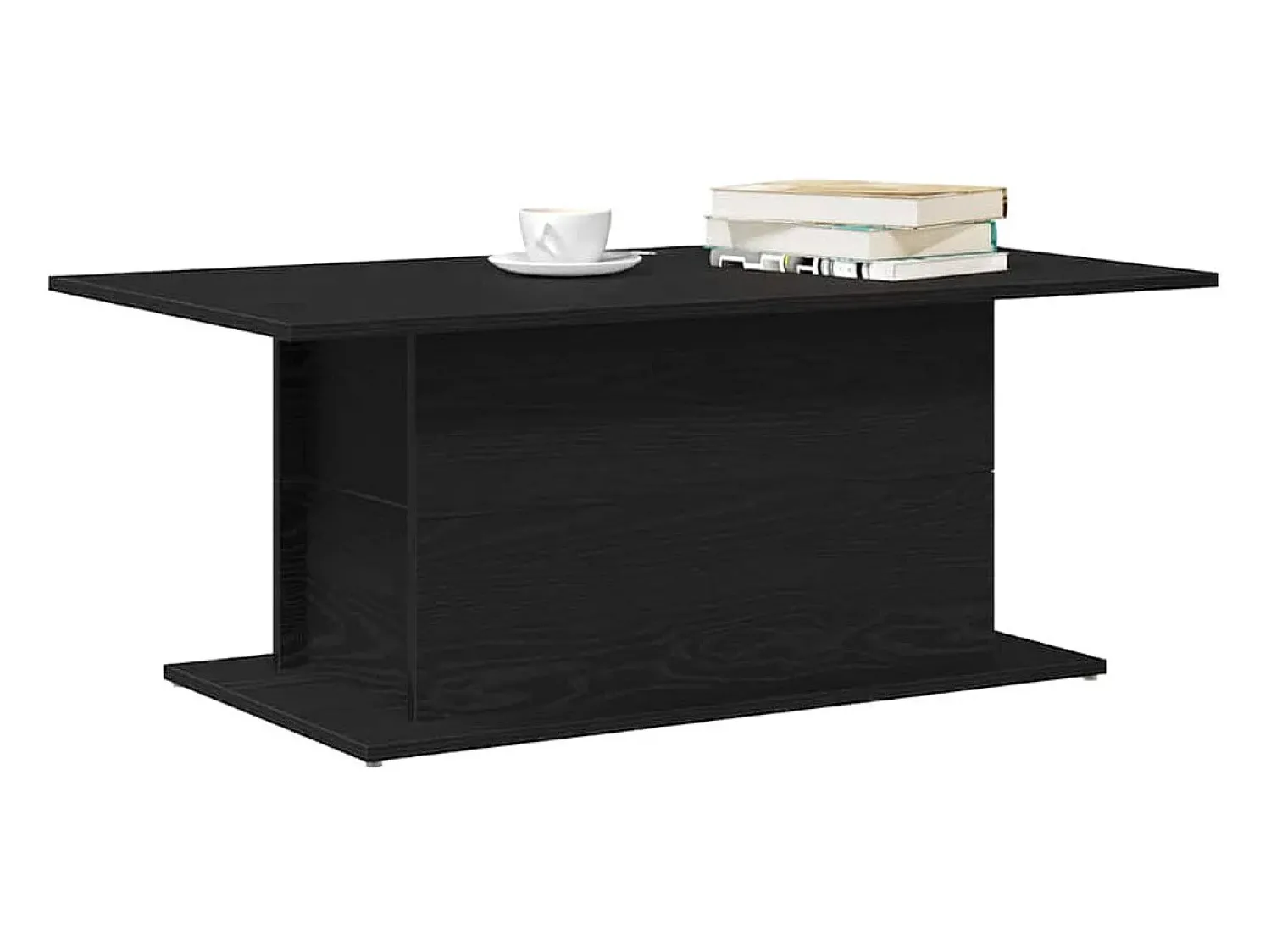 Best Mesa de centro | Mesa de apoio Carvalho 102x55.5x40 cm Preto