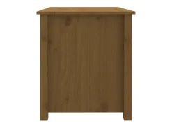 Mesa De Centro| Mesa de centro | Mesa de apoio 71x49x55 cm pinho maciço mel Castanho
