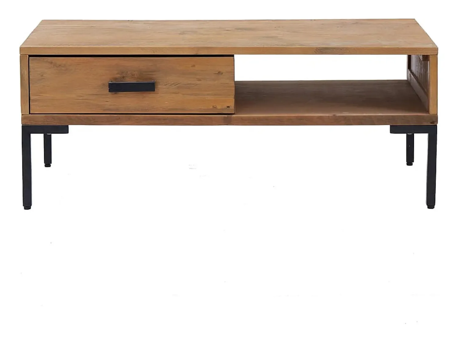 New Mesa de centro | Mesa de apoio | Mesa de café 90x50x35 cm pinho maciço Castanho