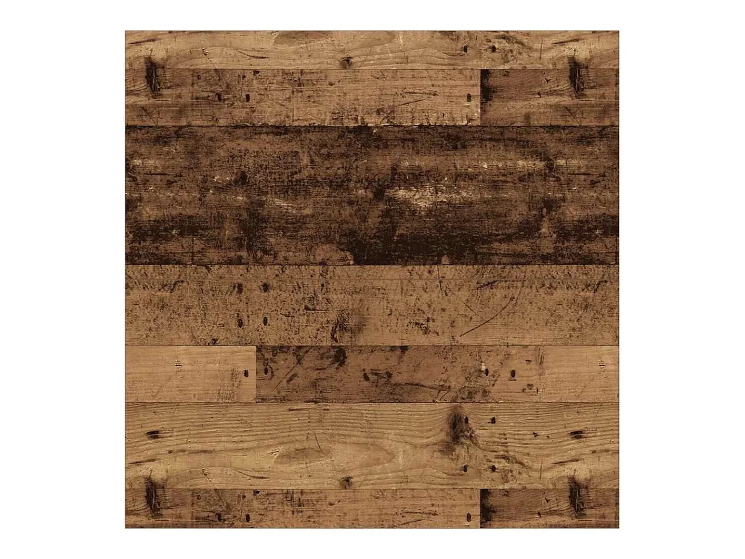 Mesa de centro | Mesa de apoio com gavetas 70.5x70x40 cm madeira velha^ Mesa De Centro