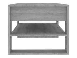 Outlet Mesa de centro | Mesa de apoio 102x55x45 cm madeira processada sonoma cinza Cinzento