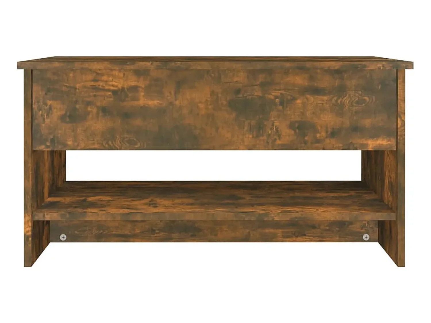Mesa De Centro| Mesa de centro | Mesa de apoio 80x50x40 cm derivados de madeira carvalho fumado Castanho
