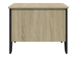 Mesa De Centro| Mesa de centro | Mesa de apoio 100x51x40 cm derivados madeira carvalho sonoma Castanho