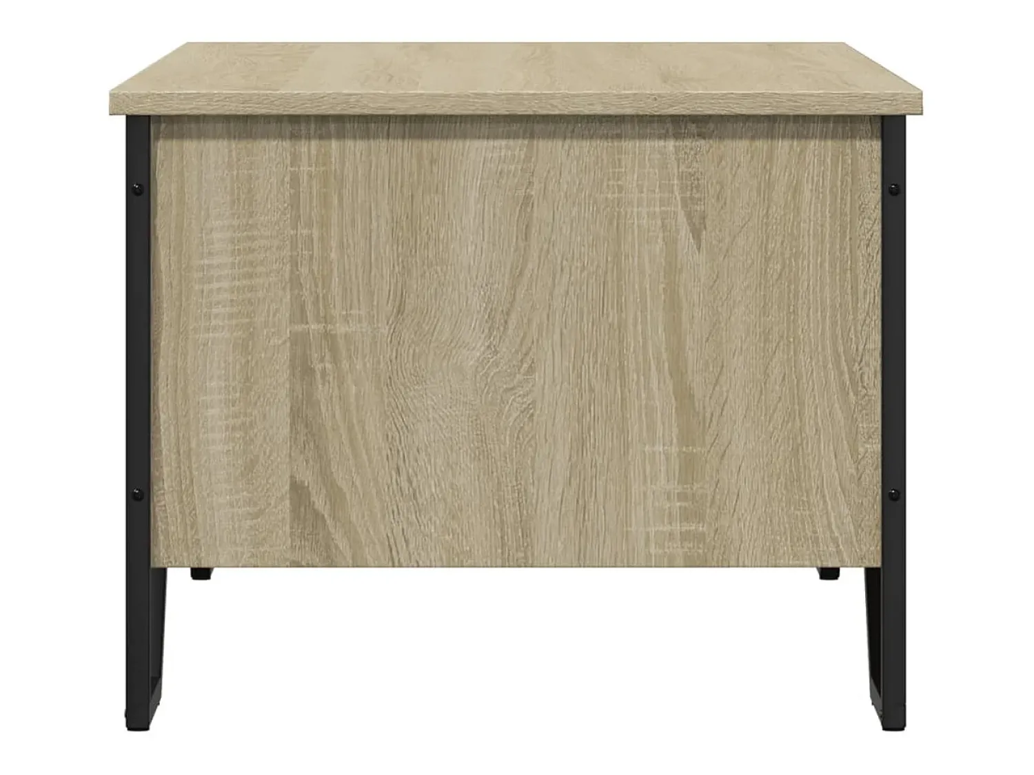 Mesa De Centro| Mesa de centro | Mesa de apoio 100x51x40 cm derivados madeira carvalho sonoma Castanho