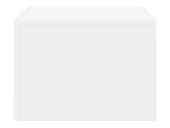 Mesa De Centro| Mesa de centro | Mesa de apoio 50x50x35 cm derivados madeira Branco