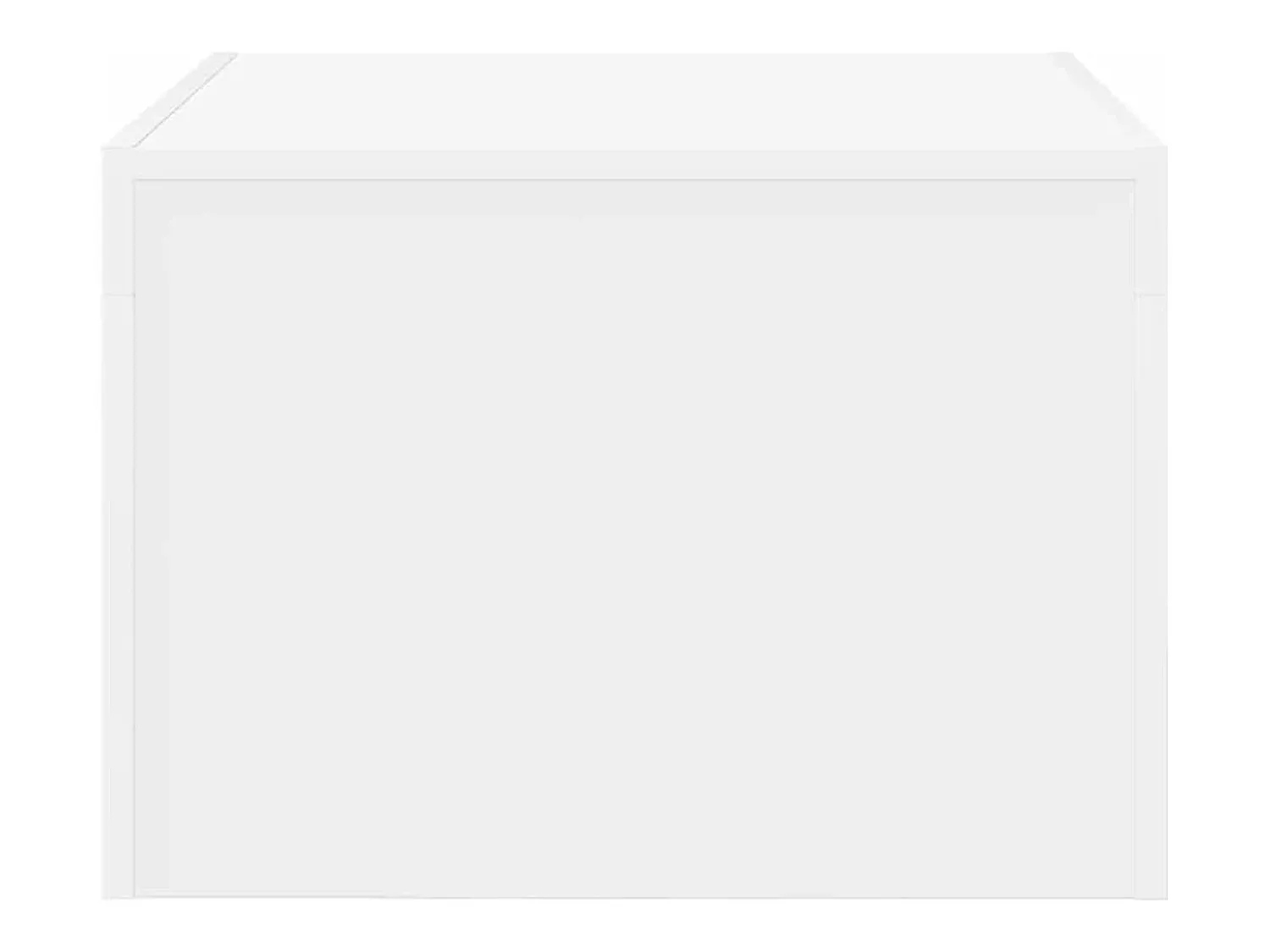 Mesa De Centro| Mesa de centro | Mesa de apoio 50x50x35 cm derivados madeira Branco