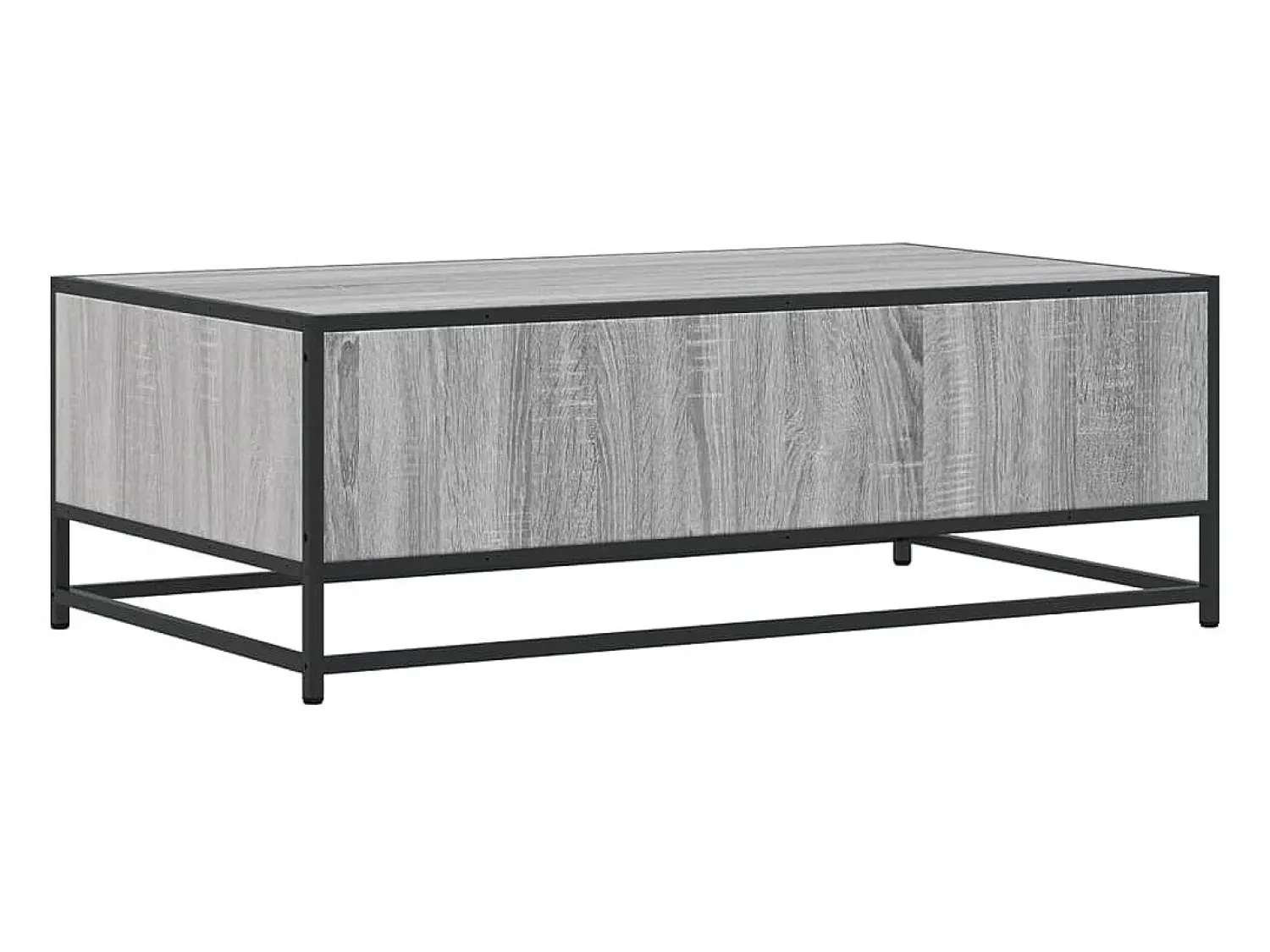 Mesa de centro | Mesa de apoio 100x57x35cm deriv. madeira/metal sonoma^ Mesa De Centro