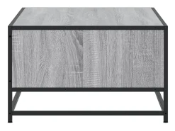Mesa de centro | Mesa de apoio 100x57x35cm deriv. madeira/metal sonoma^ Mesa De Centro