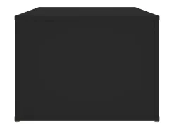 Online Mesa de centro | Mesa de apoio 100x50x36 cm derivados de madeira Preto