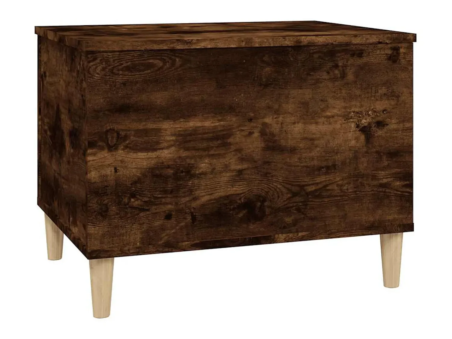 Best Mesa de centro | Mesa de apoio 60x44.5x45 cm derivados madeira carvalho fumado Castanho