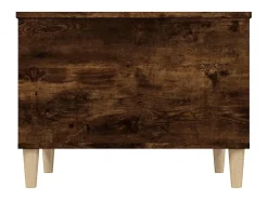 Best Mesa de centro | Mesa de apoio 60x44.5x45 cm derivados madeira carvalho fumado Castanho