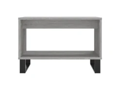 Hot Mesa de centro | Mesa de apoio 60x50x40 cm derivados de madeira sonoma Cinzento