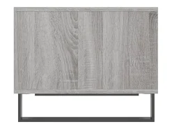 Hot Mesa de centro | Mesa de apoio 60x50x40 cm derivados de madeira sonoma Cinzento