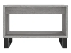 Hot Mesa de centro | Mesa de apoio 60x50x40 cm derivados de madeira sonoma Cinzento
