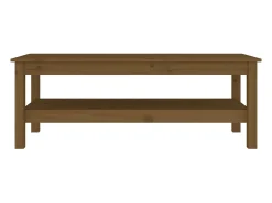 Mesa de centro | Mesa de apoio 110x50x40 cm pinho maciço mel^ Mesa De Centro