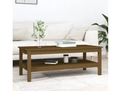 Mesa de centro | Mesa de apoio 110x50x40 cm pinho maciço mel^ Mesa De Centro