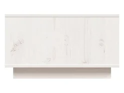 Mesa De Centro| Mesa de centro | Mesa de apoio 55x56x32 cm pinho maciço Branco
