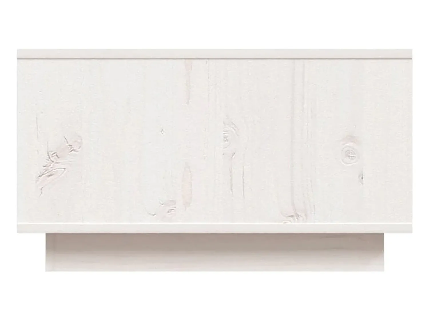 Mesa De Centro| Mesa de centro | Mesa de apoio 55x56x32 cm pinho maciço Branco