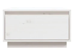 Mesa De Centro| Mesa de centro | Mesa de apoio 55x56x32 cm pinho maciço Branco