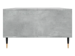 Mesa De Centro| Mesa de centro | Mesa de apoio 104x60x35 cm derivados madeira cimento Cinzento