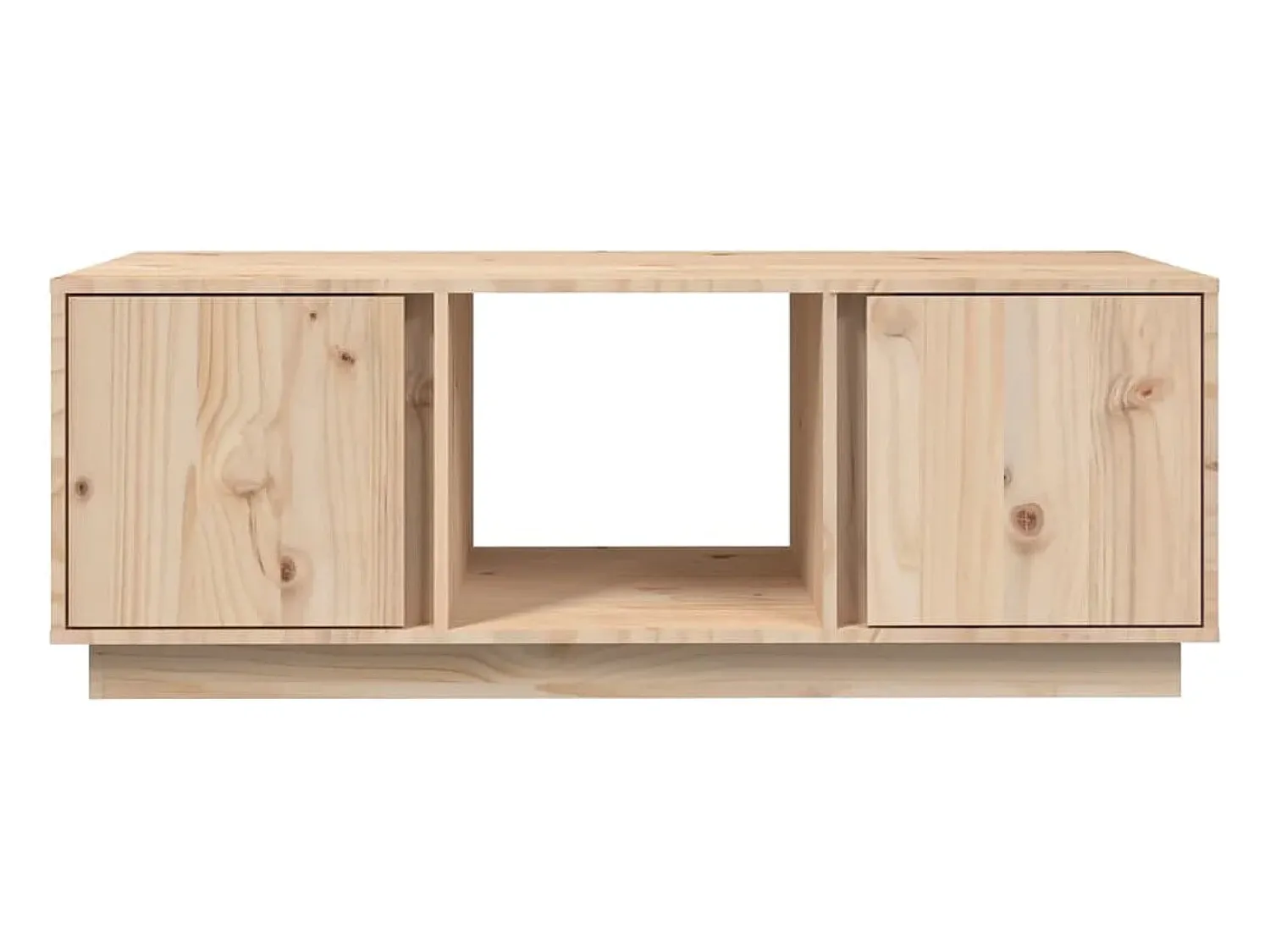 Mesa De Centro| Mesa de centro | Mesa de apoio | Mesa de café 110x50x40 cm pinho maciço Castanho