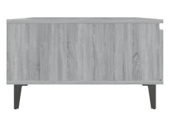 Mesa De Centro* Mesa de centro | Mesa de apoio 90x60x35 cm derivados de madeira sonoma Cinzento