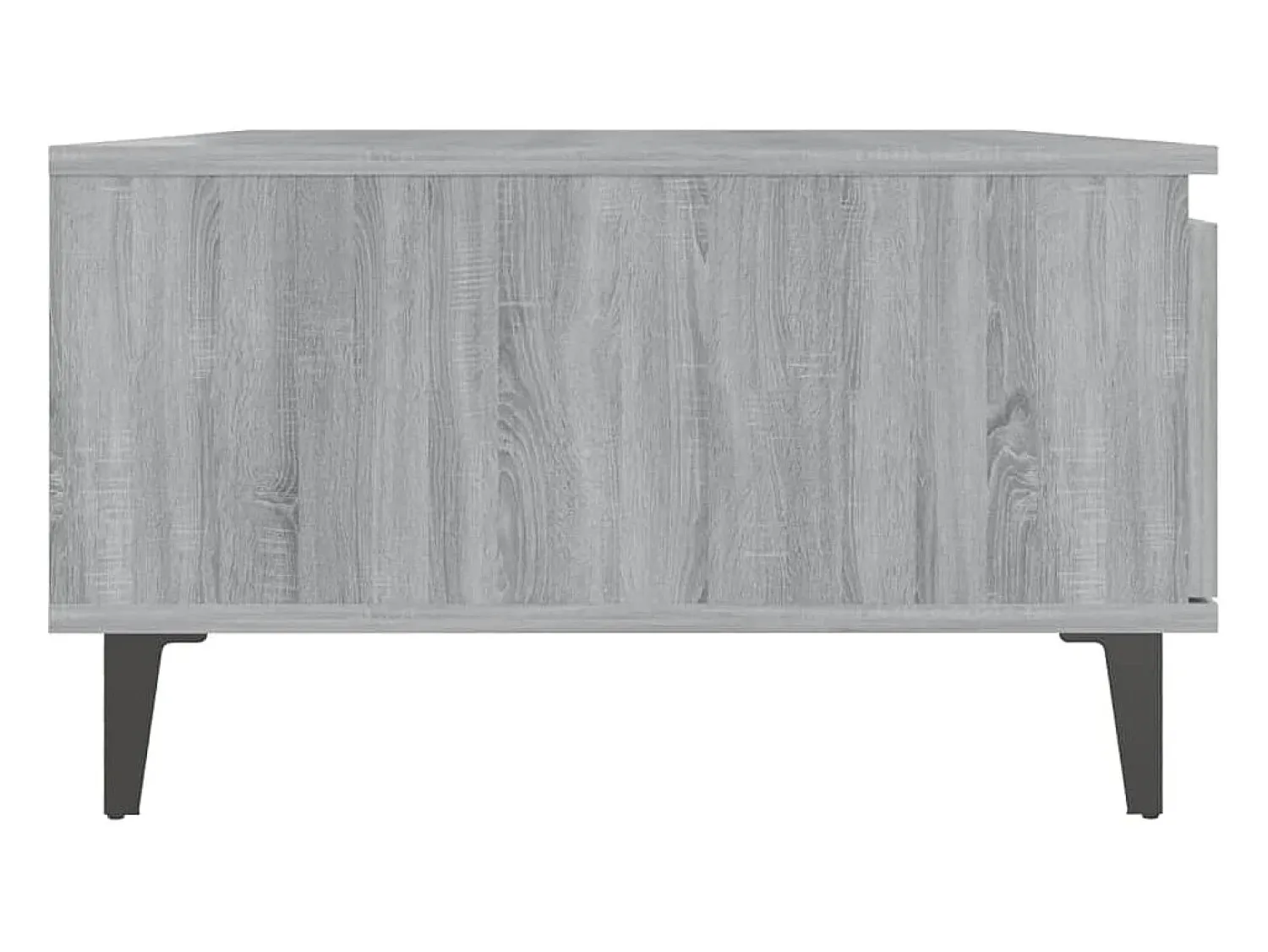 Mesa De Centro* Mesa de centro | Mesa de apoio 90x60x35 cm derivados de madeira sonoma Cinzento