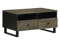 Mesa de centro | Mesa de apoio 80x54x40 cm madeira de mangueira maciça^ Mesa De Centro