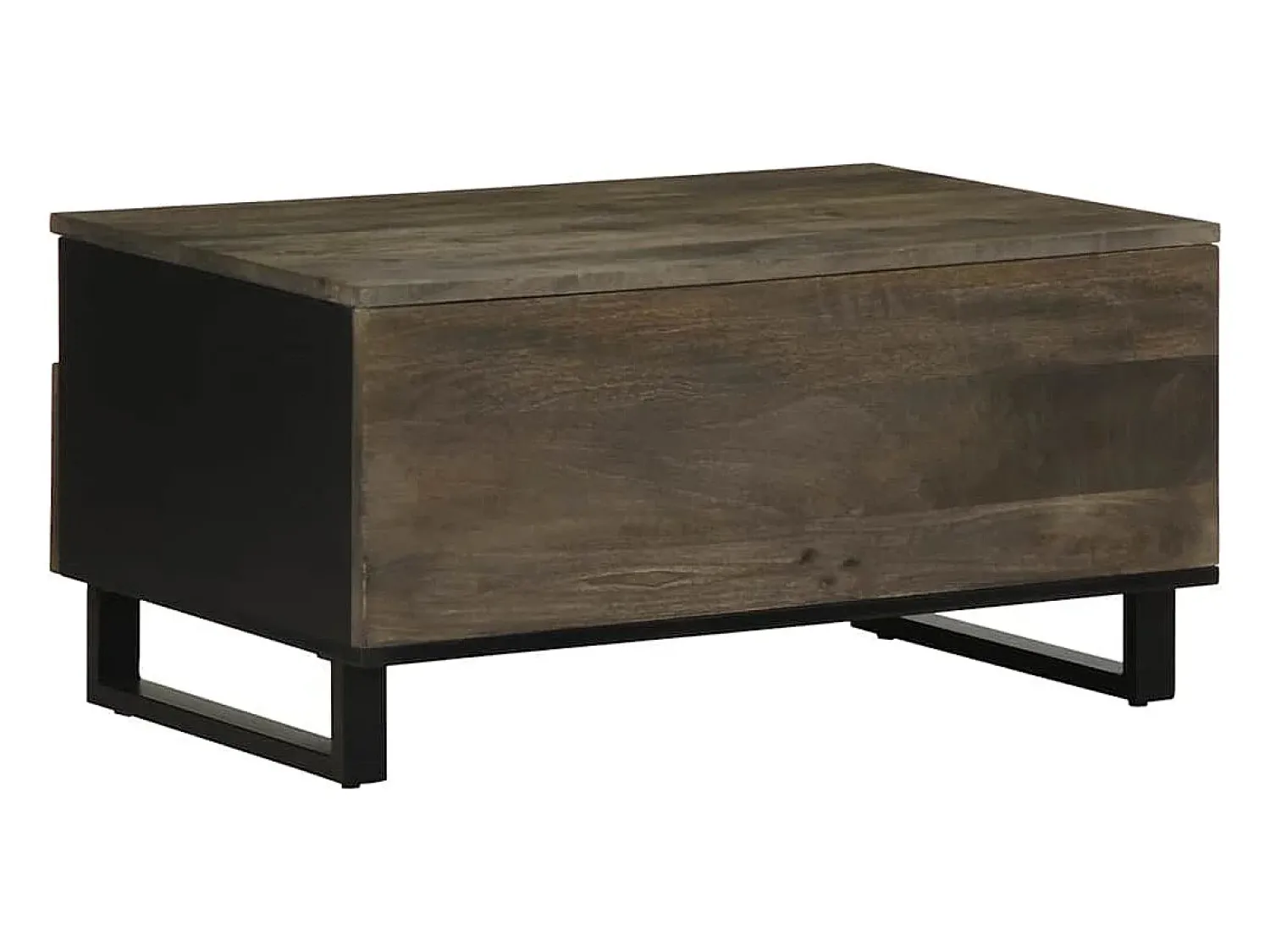 Mesa de centro | Mesa de apoio 80x54x40 cm madeira de mangueira maciça^ Mesa De Centro