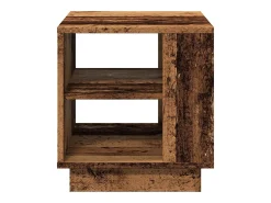 Mesa De Centro* Mesa de centro | Mesa de apoio | Mesa de café 40x40x43 cm derivados de madeira madeira velha Castanho