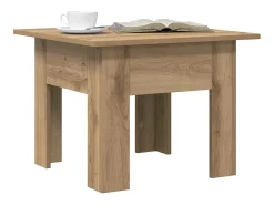 Mesa De Centro* Mesa de centro | Mesa de apoio carvalho artisiano Madeira processada Castanho