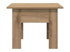 Mesa De Centro* Mesa de centro | Mesa de apoio carvalho artisiano Madeira processada Castanho