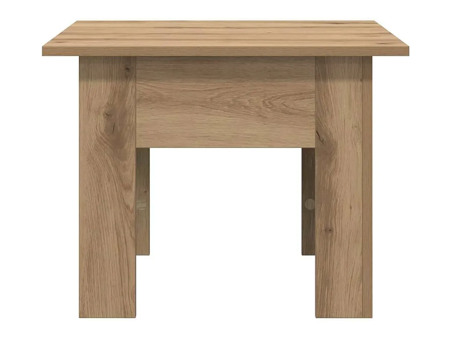 Mesa De Centro* Mesa de centro | Mesa de apoio carvalho artisiano Madeira processada Castanho