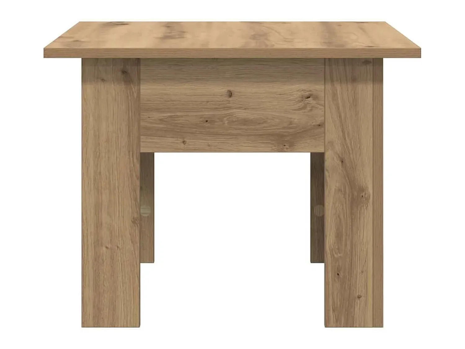 Mesa De Centro* Mesa de centro | Mesa de apoio carvalho artisiano Madeira processada Castanho