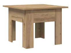 Mesa De Centro* Mesa de centro | Mesa de apoio carvalho artisiano Madeira processada Castanho