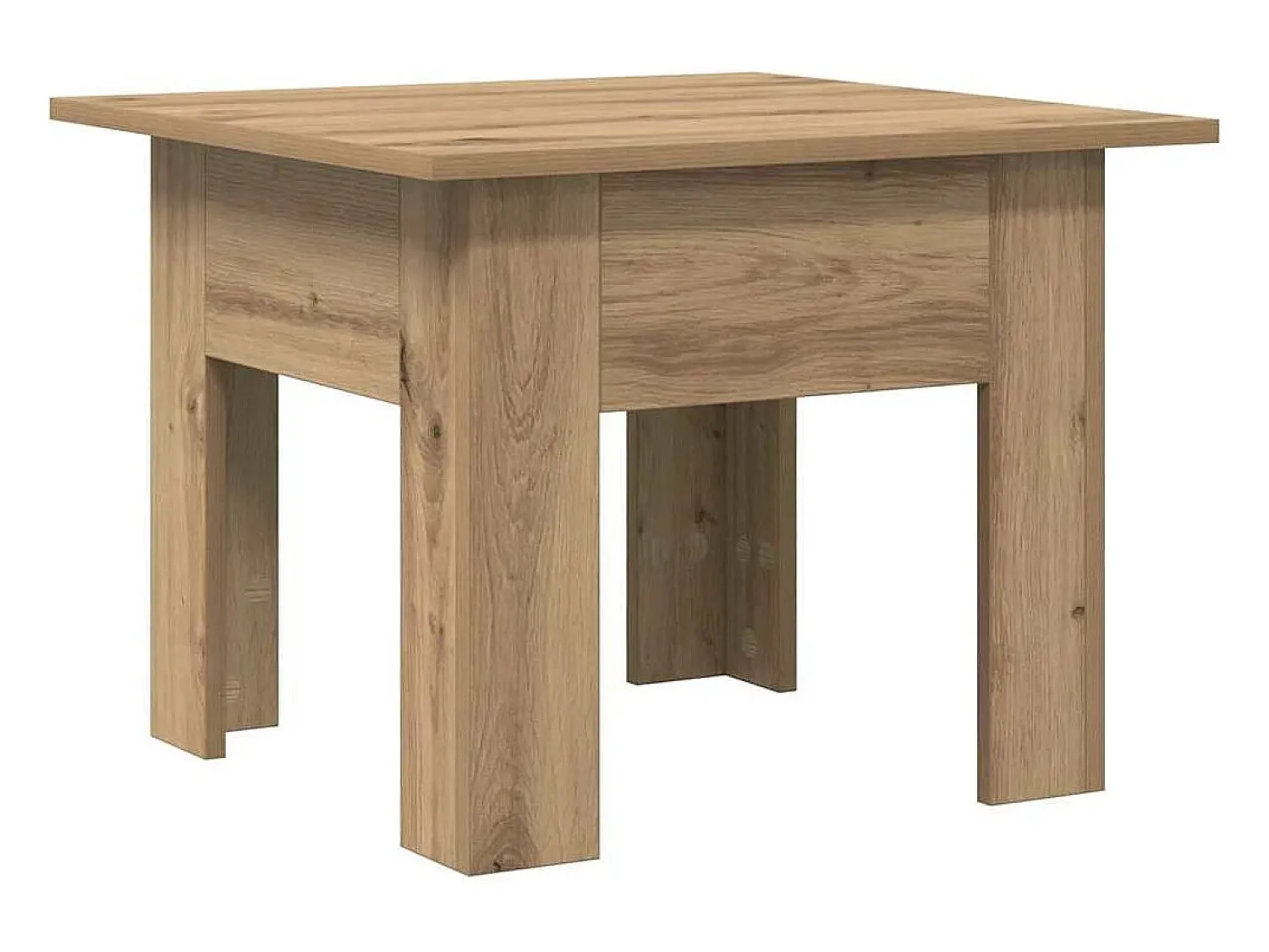 Mesa De Centro* Mesa de centro | Mesa de apoio carvalho artisiano Madeira processada Castanho