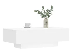 Mesa de centro | Mesa de apoio 100x49.5x31 cm derivados de madeira^ Mesa De Centro