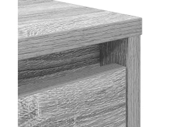 Hot Mesa de centro | Mesa de apoio com gavetas 100x100x40 cm sonoma Cinzento