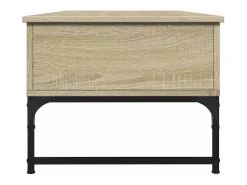Mesa de centro | Mesa de apoio 100x50x40 cm deriv. madeira/metal carvalho sonoma^ Mesa De Centro