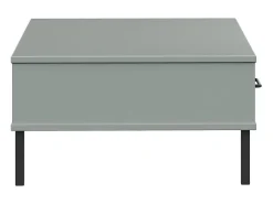 Online Mesa de centro | Mesa de apoio c/ pernas de metal pinho maciço OSLO Cinzento