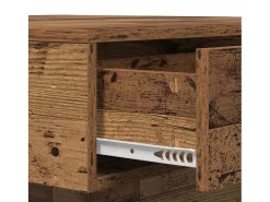 Mesa De Centro| Mesa de centro | Mesa de apoio Madeira antiga 90x90x28 cm Multicor